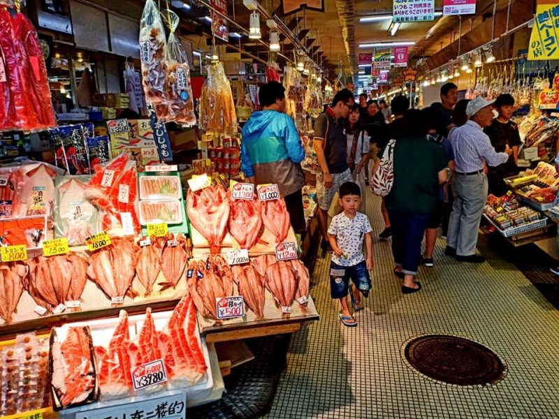 Inside of Hakodate Morning Market