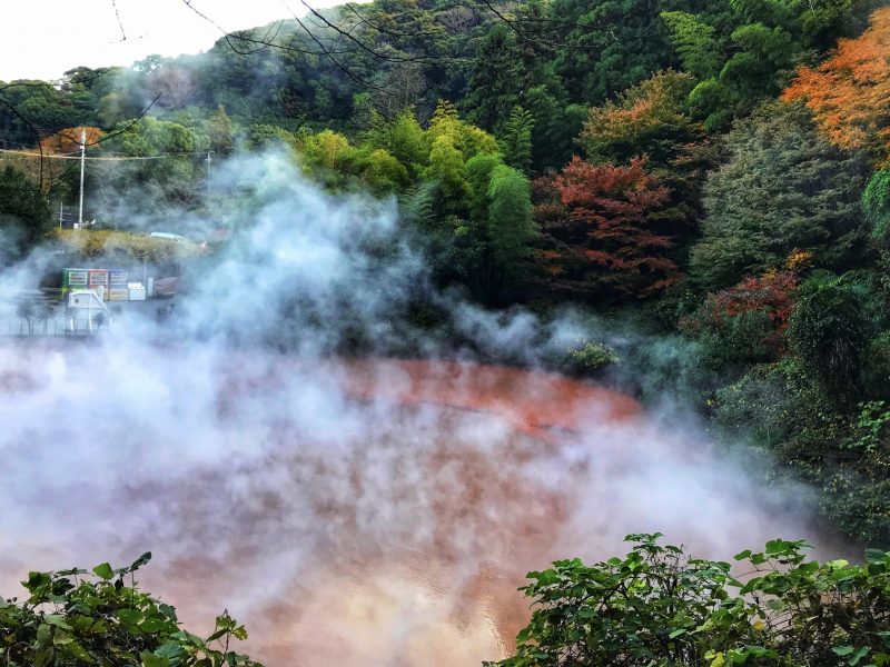 View on Chinoike Jigoku From Above