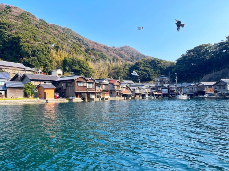 View on Funaya Boat Houses