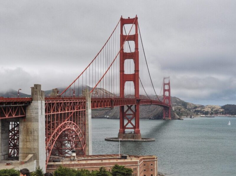 View on Golden Gate Bridge from Welcome Center