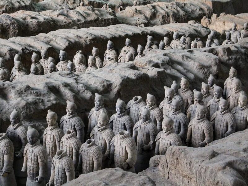 View on the Terracotta Warrior Pit 1