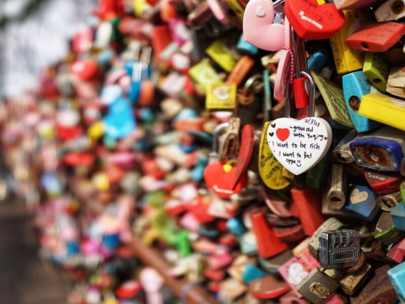 Visit N Seoul Tower - Love padlocks