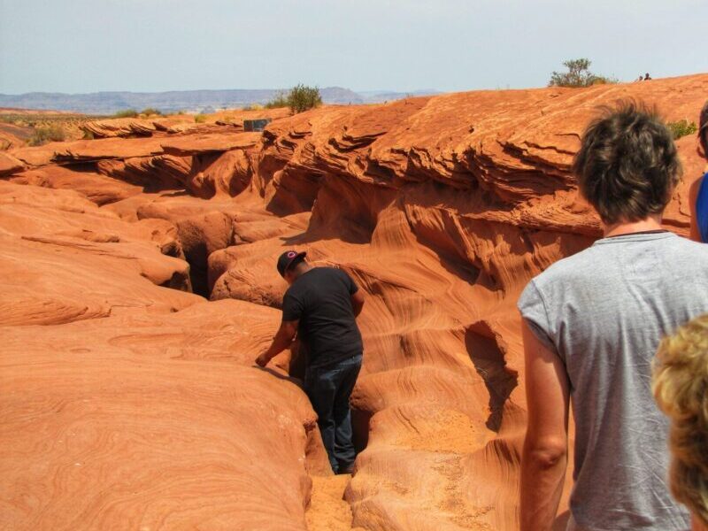 Visiting Lower Antelope Canyon