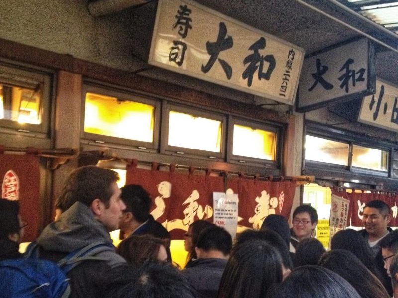 Waiting Line for Daiwa Sushi