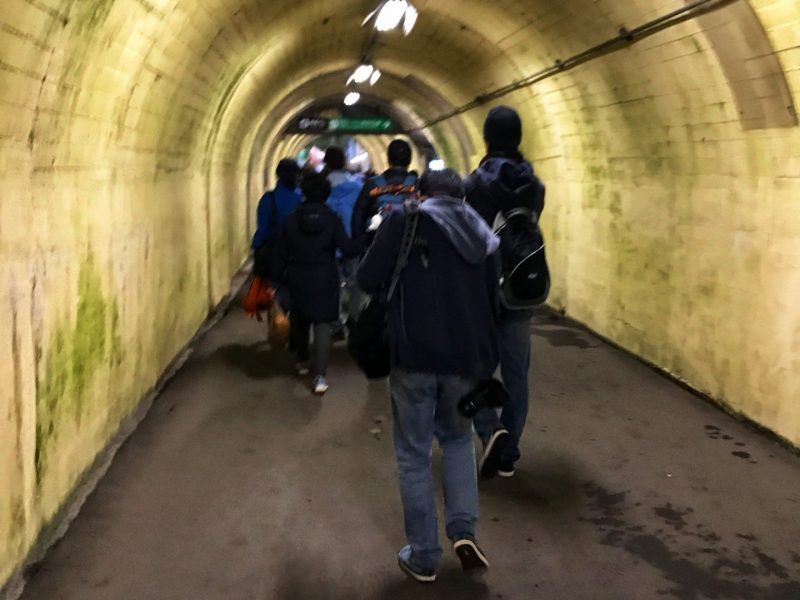 Walked Through Tunnel from Kurobe Cablecar to Kurobe Dam