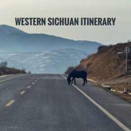 Western Sichuan itinerary