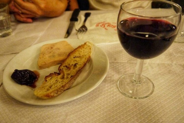 What To Eat in Chartier - Fois Gras on bread