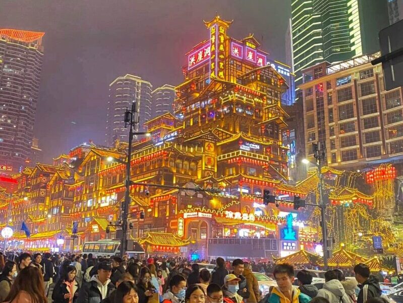 Where to Stay in Chongqing Jiefangbei Hongyadong Area