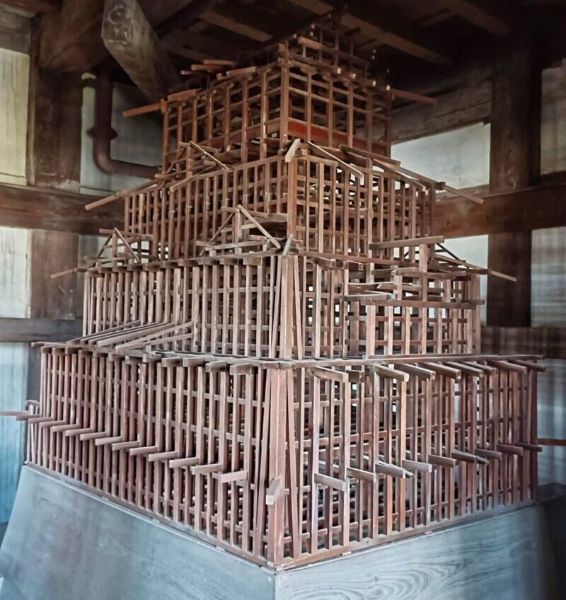 Wooden Structure of Himeji Castle