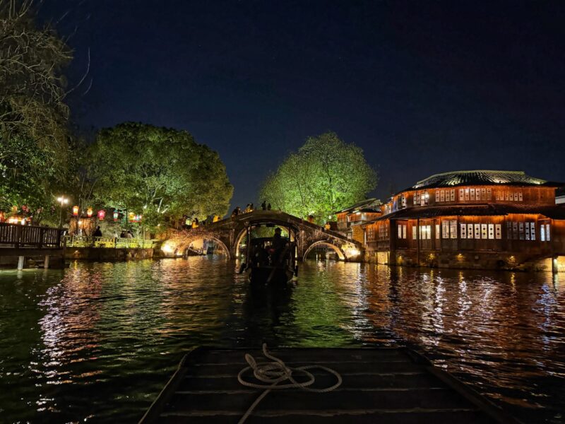Wuzhen Boat Ride at Night