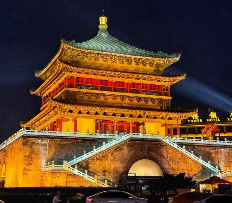 Xian Bell and Drum Towers