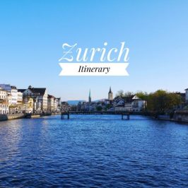 Zurich itinerary Travel Guide Blog